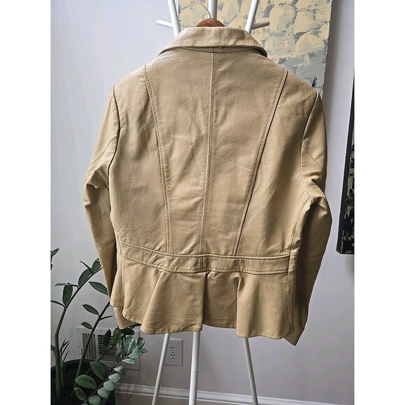 Vintage Lew Magram Leather Fringe Jacket 100% PIG NAPPA Size S - Picture 8 of 12